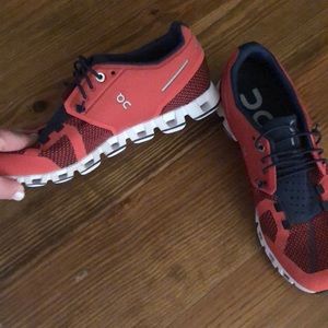 On cloud running shoes